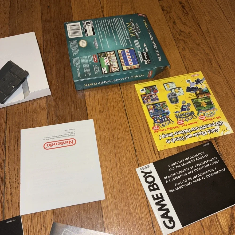 Pokemon Gameboy DMG Insert Pikachu Nintendo 64 N64 System Console Paper Lot !!!!